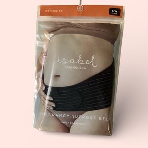 Maternity Pregnancy Support Belt - Black (S/M)
